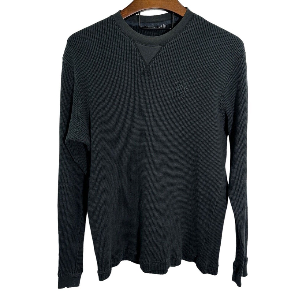 ROCAWEAR‎ Jay Z Mens 3XL Navy Blue Thermal Waffle Weave Hip Hop Vintage Y2K